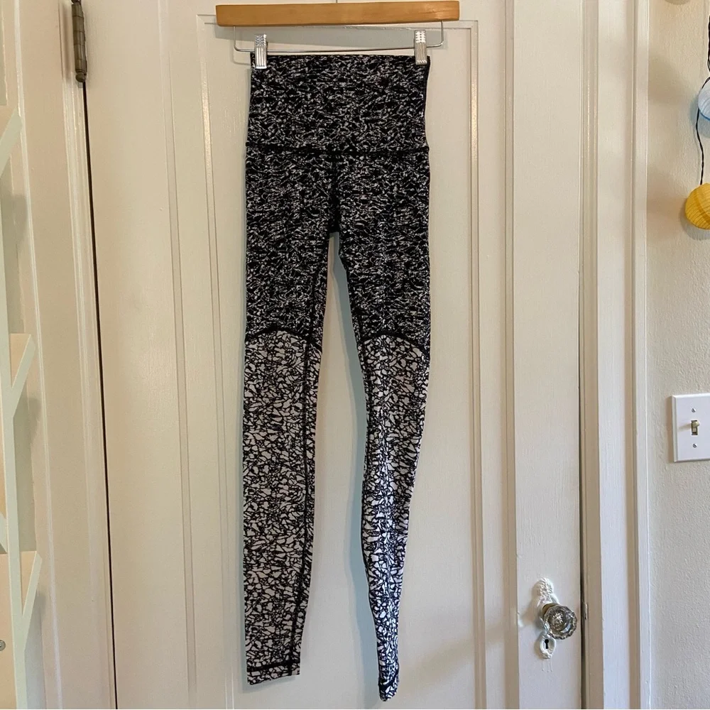 Lululemon High Rise Wunder Under Ice Breaker tights